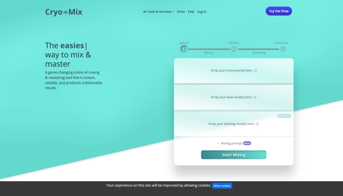 ia para mixar musica cryomix