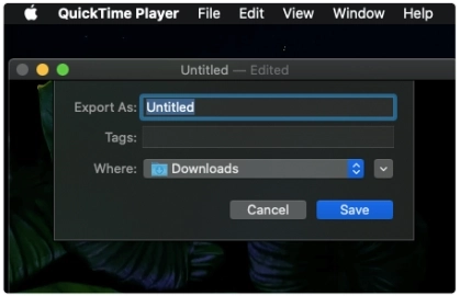 como remover áudio de vídeo no Mac - passo 4