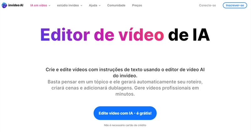InVideo-editor de vídeo ai online