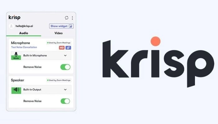 Krisp-aplicativo para tirar ruído de vídeo