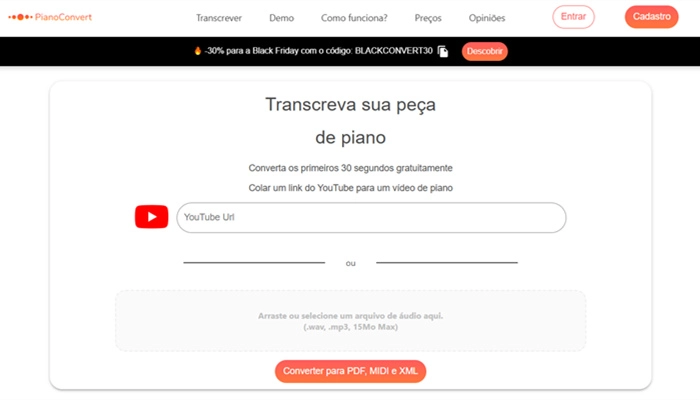 la touche musicalepianoconvert criar partitura com a voz