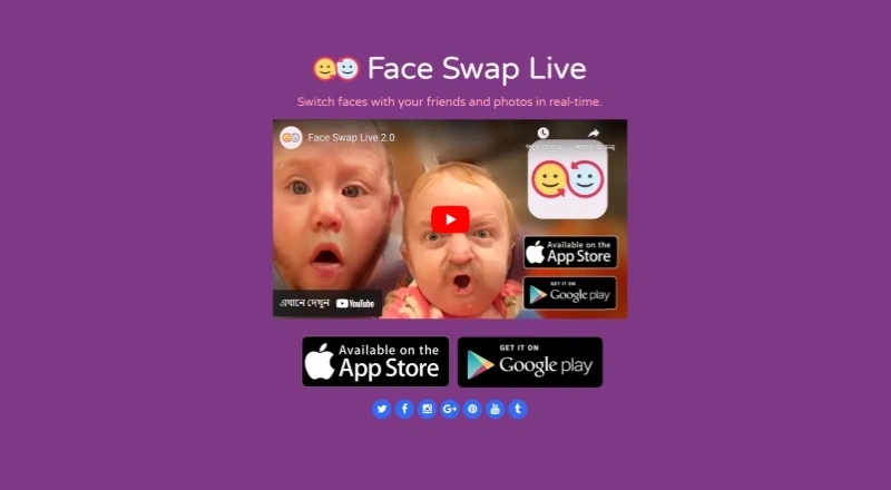 live face swap