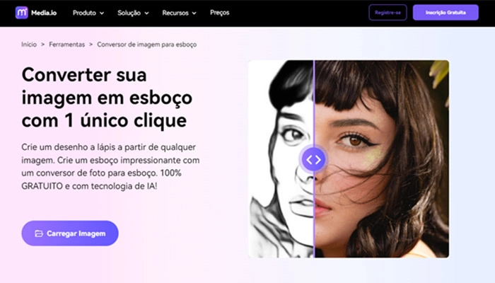 Mediaio-conversor de imagem para esboço