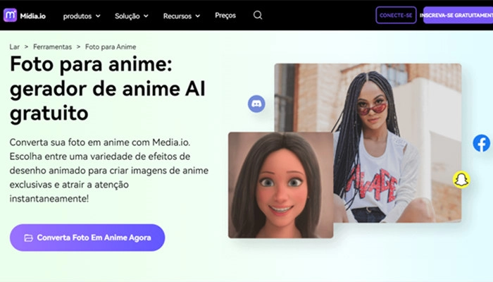 7 Melhores Ferramentas de IA para Transformar Foto em Anime