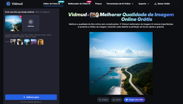 melhorar qualidade de imagem online vidmud