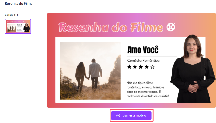 modelo de resenha sobre filme de vidnoz ai