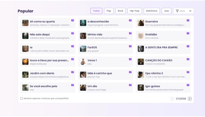 modelos de musica de vidnoz