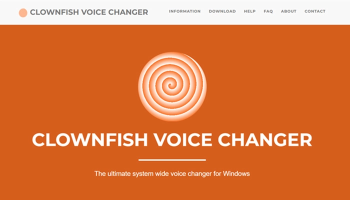 Clownfish-modificador de voz online