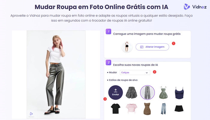 mudar roupa em foto com ia online grátis