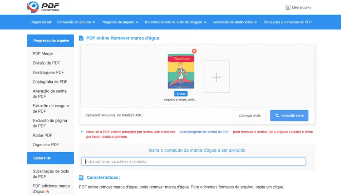 pdfeverything para remover marca d'água de pdf