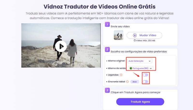 personalize as configuracoes de traducao de video do youtube