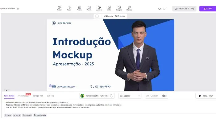 personalize seu video de introducao de mockup