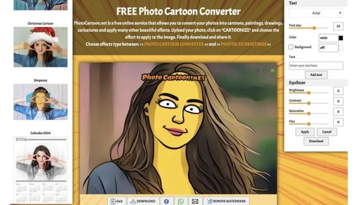 photo cartoon para transformar foto em simpson online