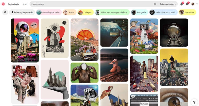Pinterest-ideia de montagem de fotos