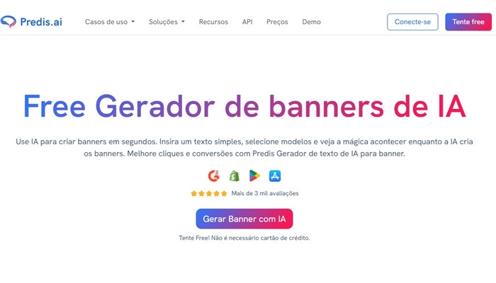 predisai criar banner com ia grátis
