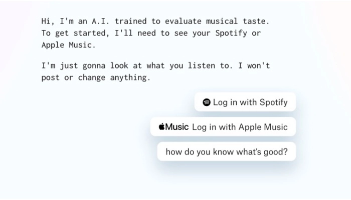 pudding avaliador spotify