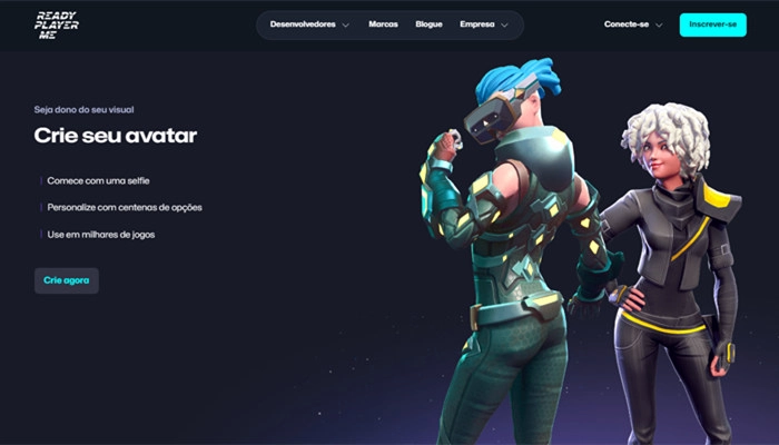 ReadyPlayerMe-criar avatar 3d online