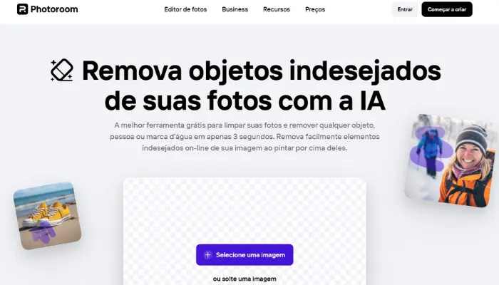 removedor de filtros de fotos com photoroom