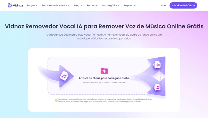 tirar eco do áudio com removedor vocal