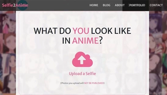 selfie2anime-aplicativo que transforma foto em anime