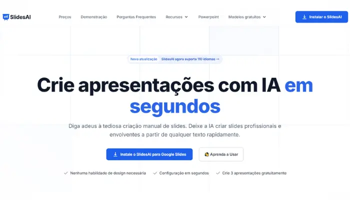 slidesai.io crie slides com ia para professores