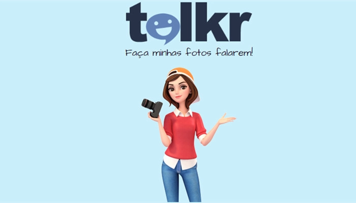 Talkr-app foto falante