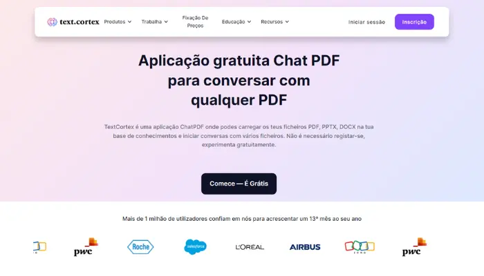 text cortex para analisar pdf com ia