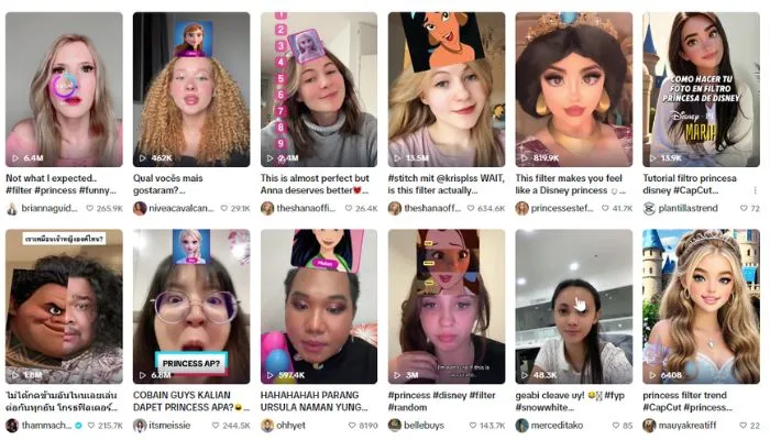 tiktok teste de qual princesa da disney você seria