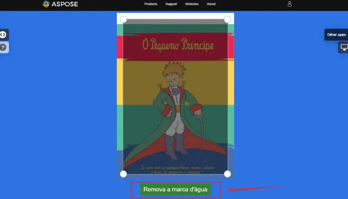 tirar marca d'água de pdf com aspose