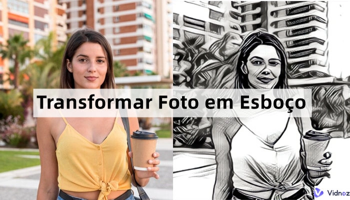 transformar foto em esboço