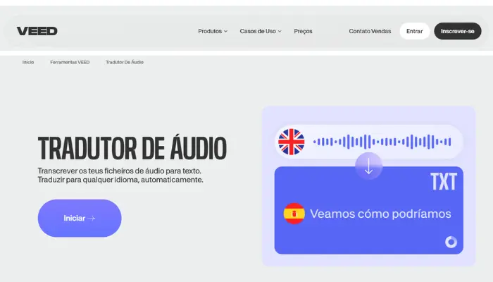 veedio para traduzir musica com ia