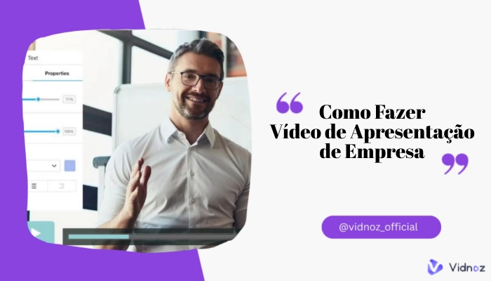 video de apresentação de empresa