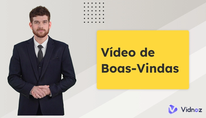 vídeo de boas vindas