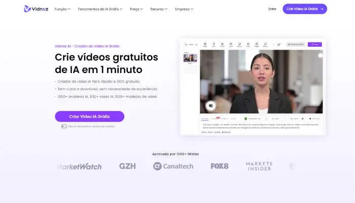 vidnoz ai para criar video de formatura