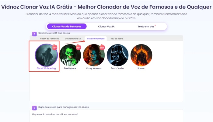 vidnoz fantasma voz