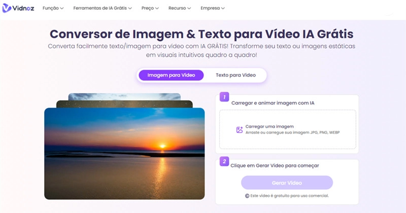 Vidnoz-image to video ai