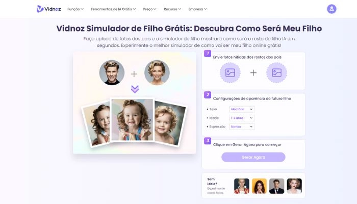 vidnoz simulador de filho ia