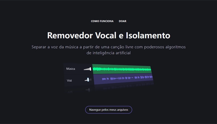 VocalRemover-removedor vocal e isolamento