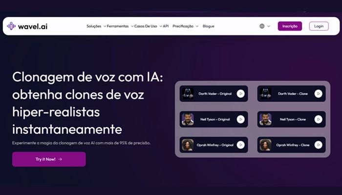 wavel ai clonar voz de famosos