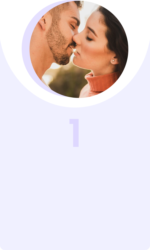 Vídeos de beijos IA para casais