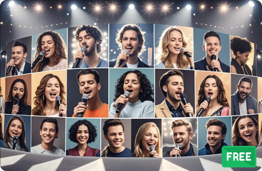Gerador de Covers IA Grátis de Vidnoz