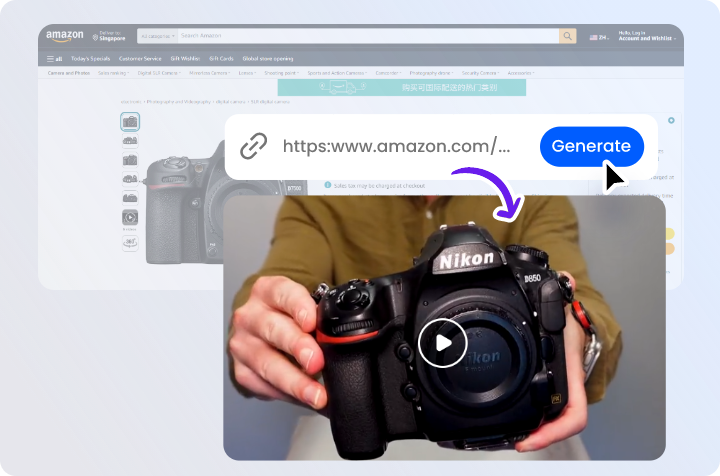 Transformar Link em Vídeo IA com Vidnoz